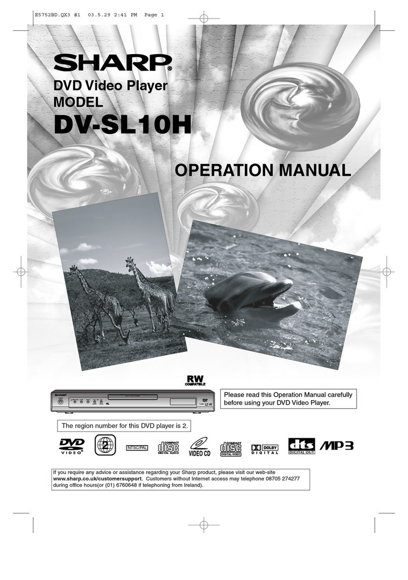 Sharp DV-SL10H Manuel utilisateur
