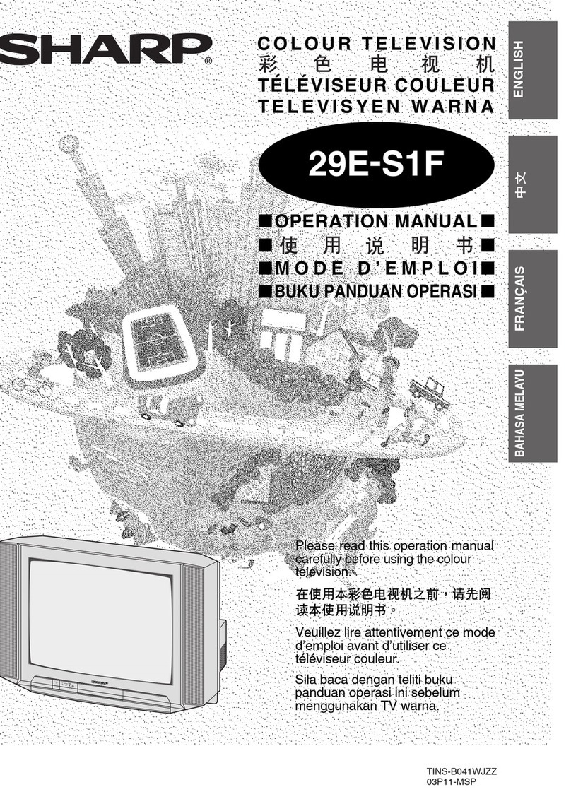 Sharp 29E-S1F Manuel utilisateur