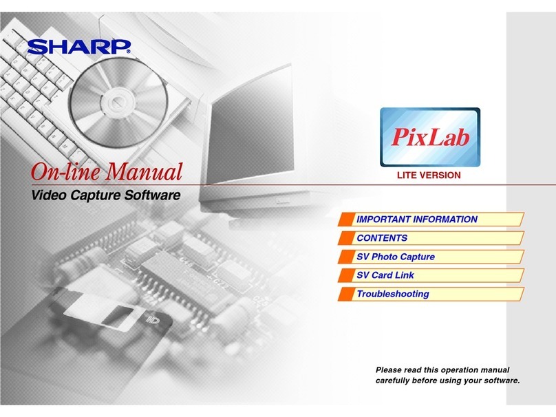 Sharp On-line Manual Video Capture Instructions de montage