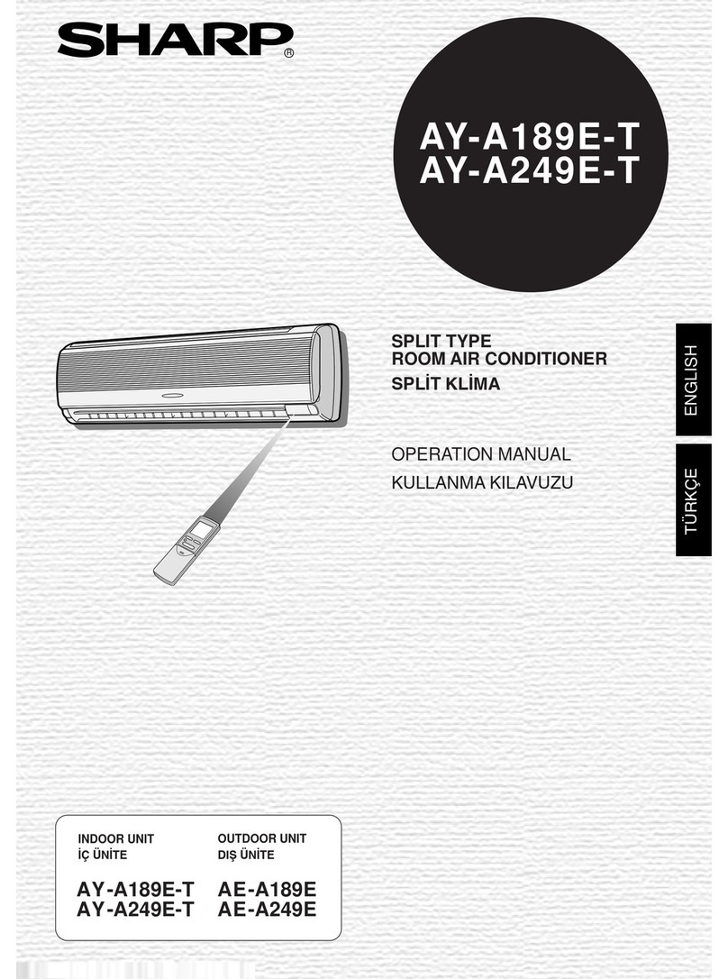 Sharp AY-249E-T Manuel utilisateur