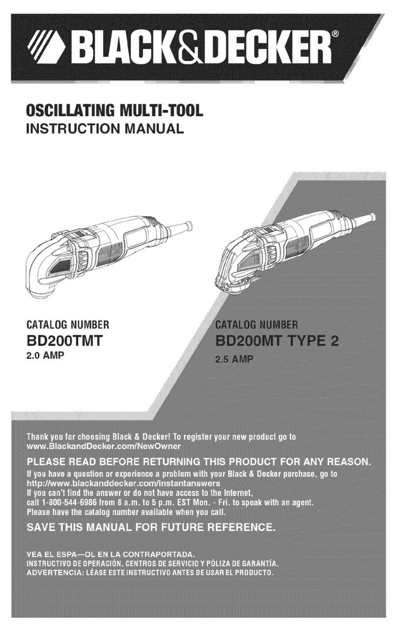 Black & Decker BD200TMT Manuel utilisateur