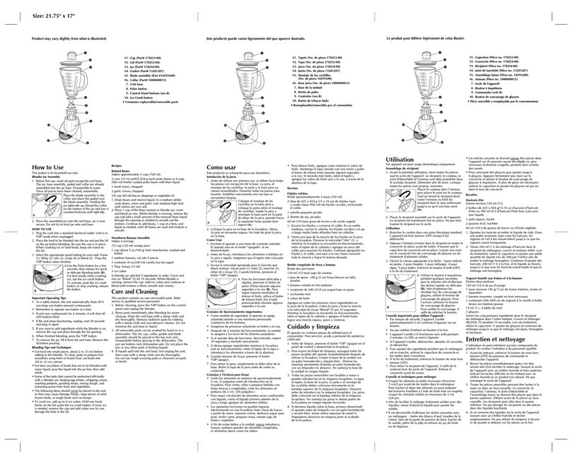 Black & Decker BL1900R Instructions d'installation