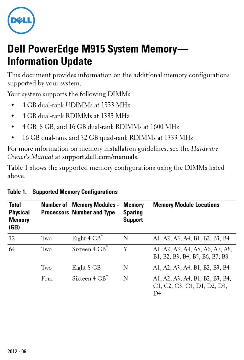 Dell PowerEdge M820 Systems Manuel utilisateur