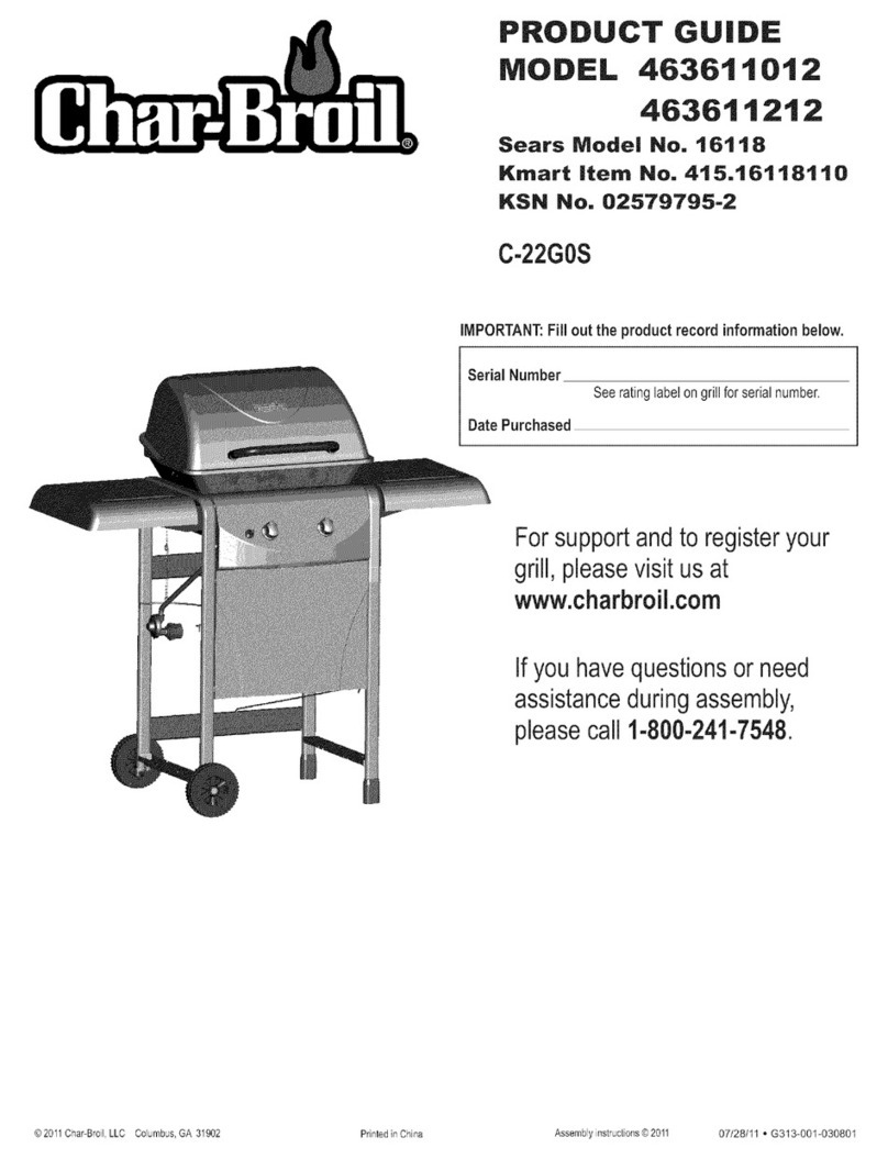 Char-Broil 463611212 Manuel utilisateur