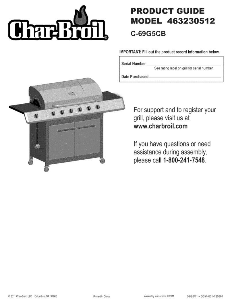 Char-Broil 463230512 Manuel utilisateur