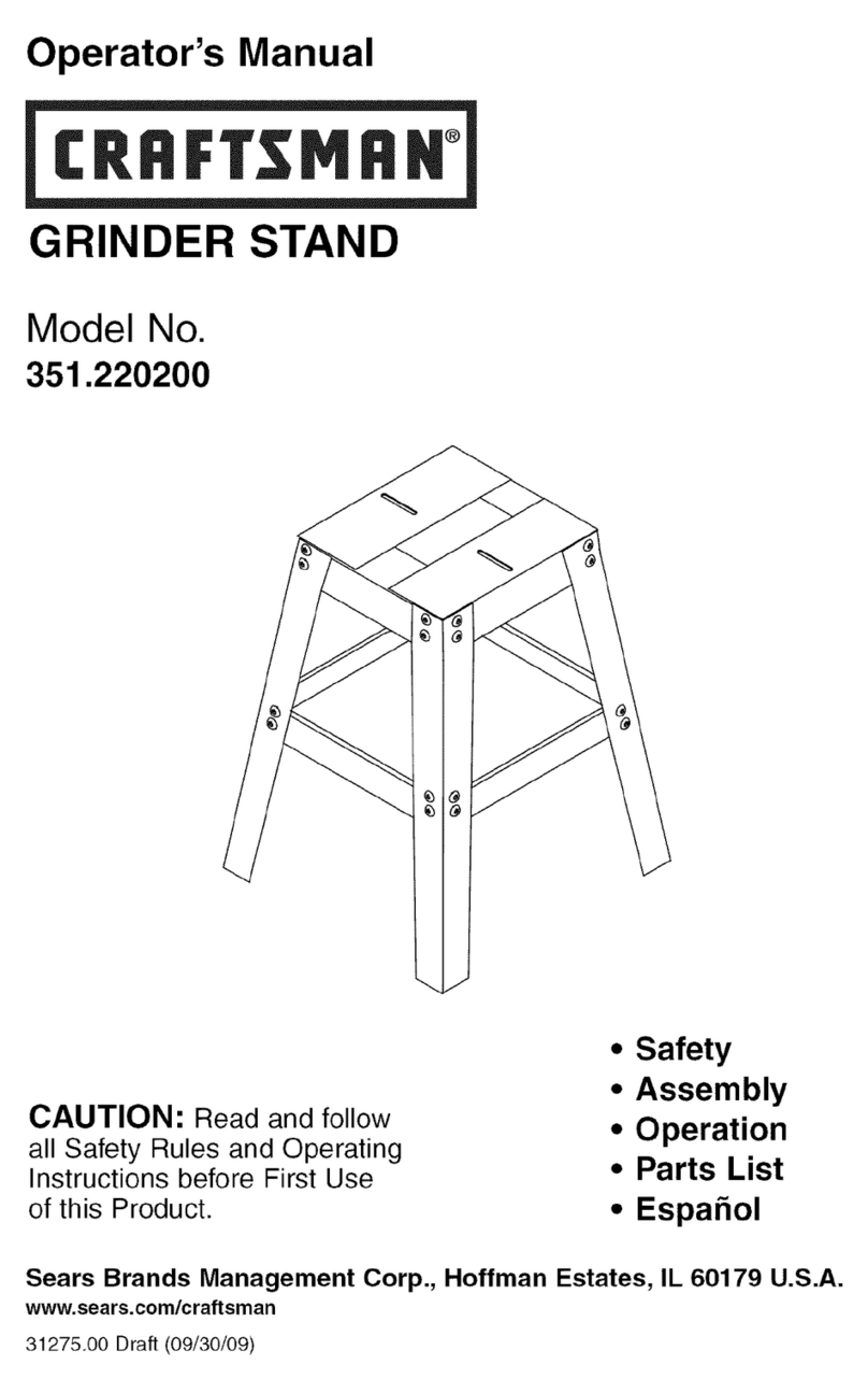 Craftsman 351.220200 Manuel utilisateur