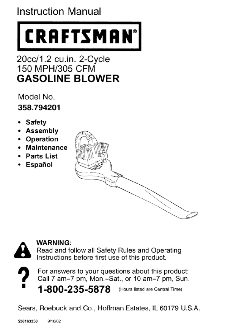 Craftsman 358.794201 Manuel utilisateur