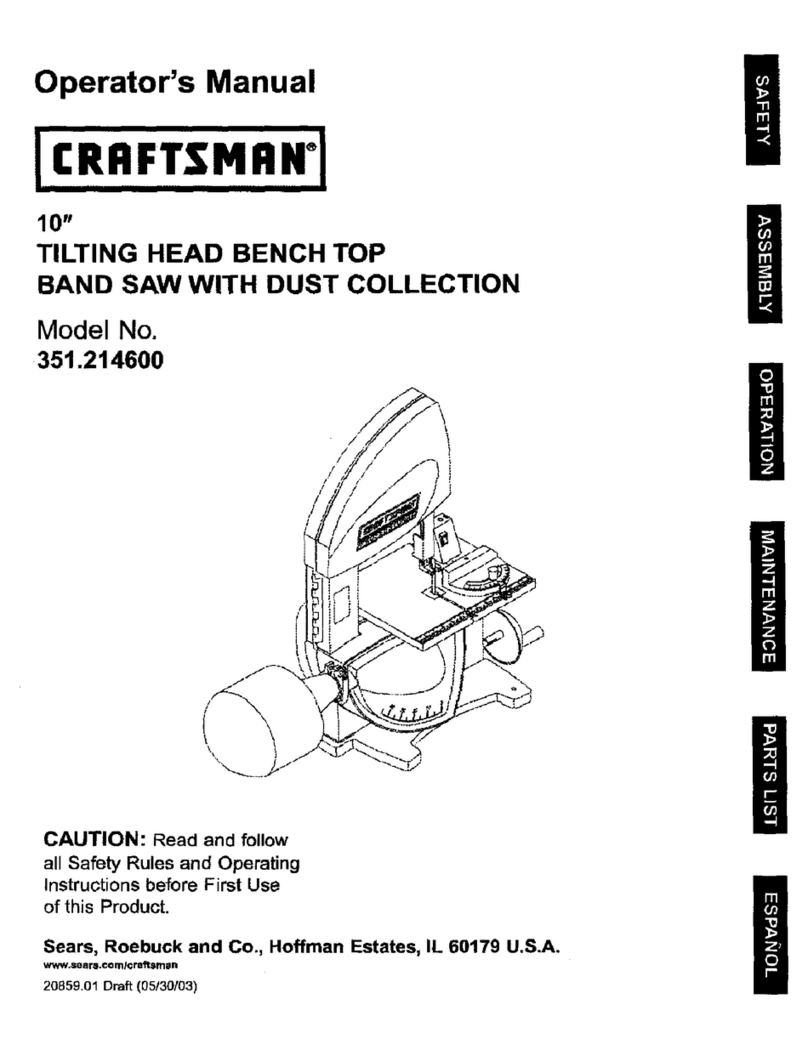 Craftsman 351.214600 Manuel utilisateur