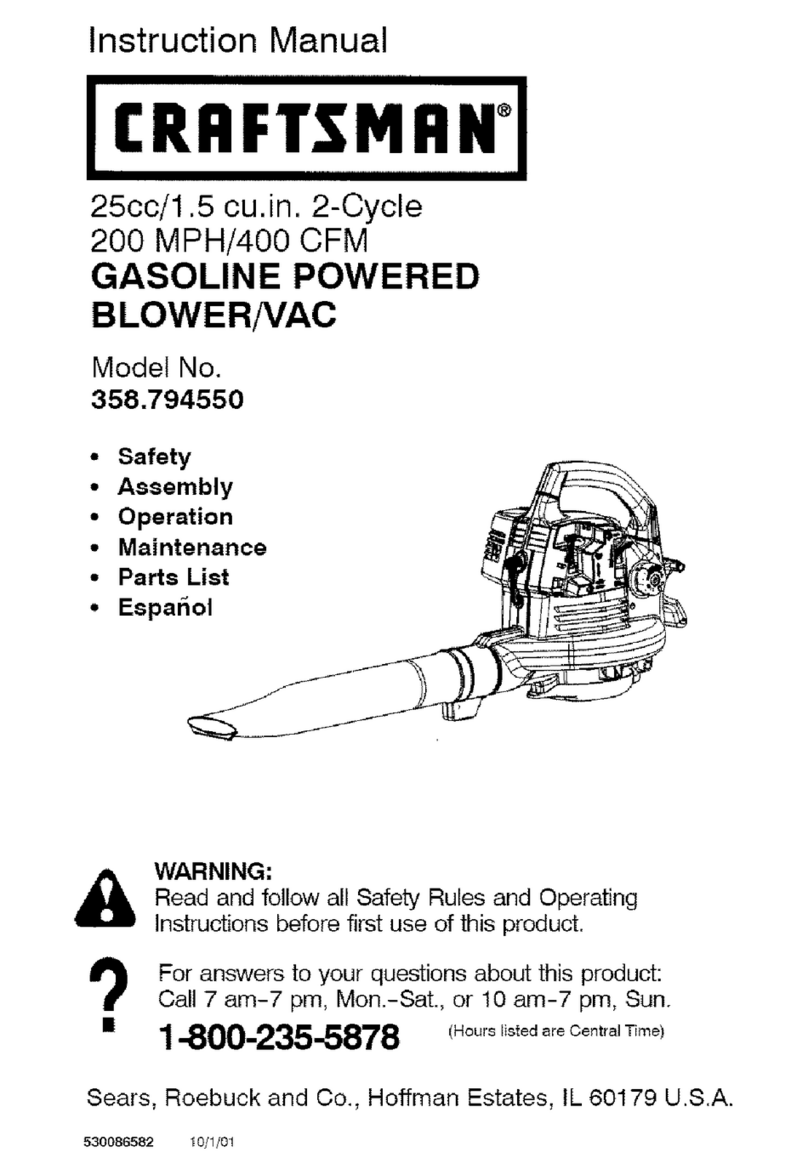 Craftsman 358.794550 Manuel utilisateur