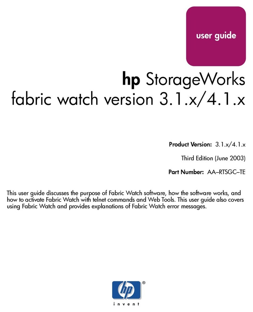 HP StorageWorks MSA 2/8 - SAN Switch Manuel utilisateur