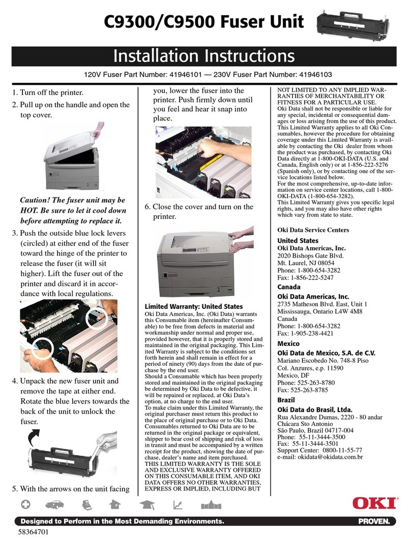 Oki C9300 Series Manuel utilisateur