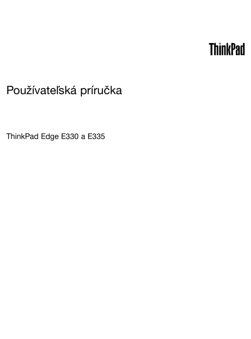 Lenovo ThinkPad Edge E330 Manuel utilisateur
