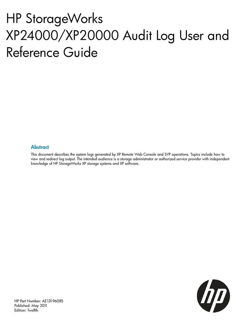 HP XP20000/XP24000 Manuel utilisateur HP XP20000/XP24000 Manuel utilisateur