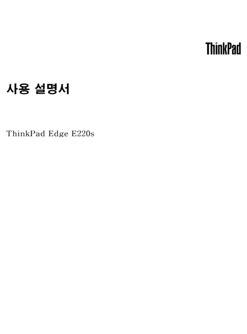 Lenovo ThinkPad Edge E220s Manuel utilisateur