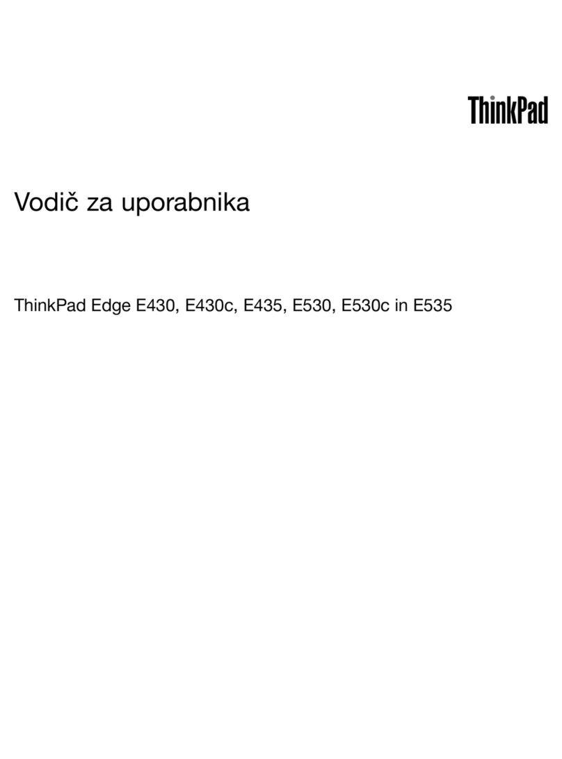 Lenovo ThinkPad Edge E430 Mode d’emploi Lenovo ThinkPad Edge E430 Mode d’emploi