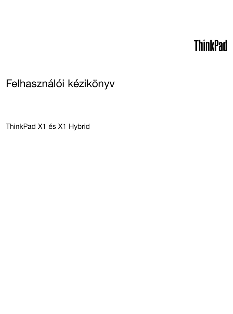 Lenovo ThinkPad X1 Manuel utilisateur