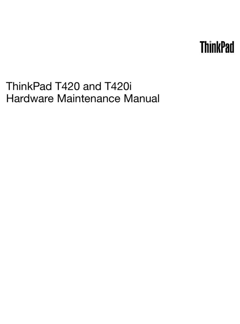 Lenovo ThinkPad T420i Manuel du propriétaire