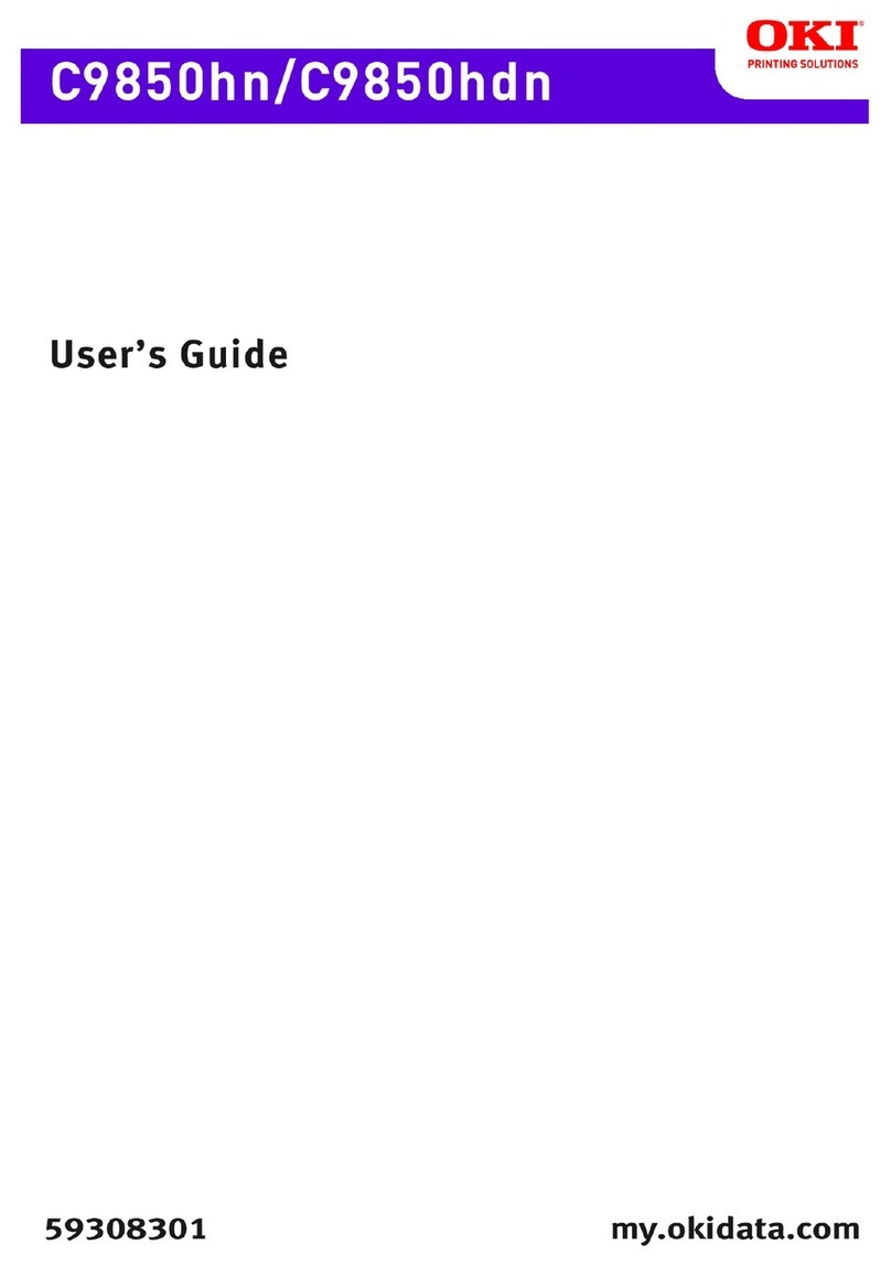 Oki C9850hdn Manuel utilisateur