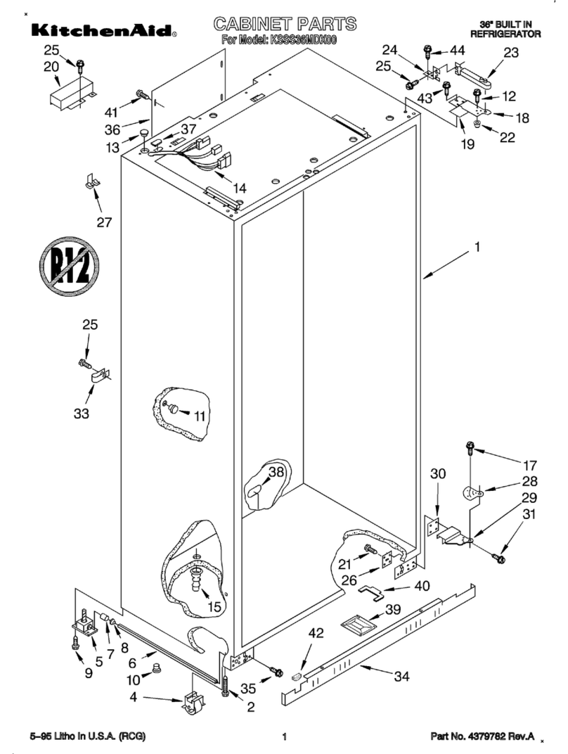 KitchenAid FOR THE WAY IT'S MADE KSSS36MDX00 Manuel utilisateur KitchenAid FOR THE WAY IT'S MADE KSSS36MDX00 Manuel utilisateur