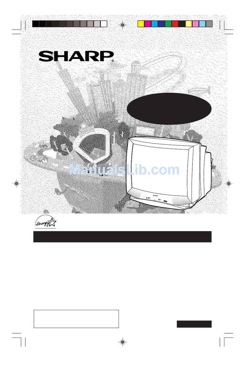 Sharp 32R-S450 Manuel utilisateur Sharp 32R-S450 Manuel utilisateur