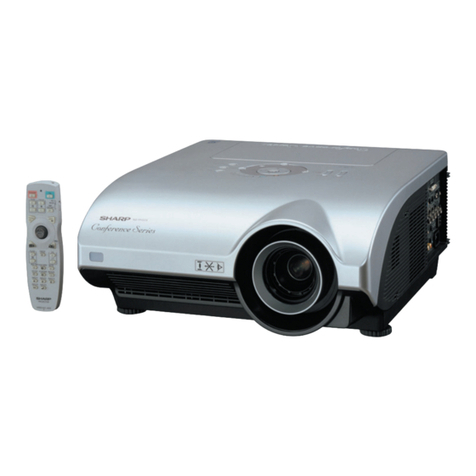 Sharp XG-PH50X - XGA DLP Projector Manuel utilisateur
