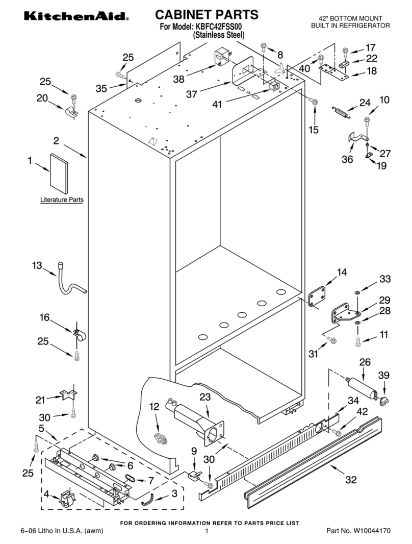 KitchenAid KBFC42FSS00 Manuel utilisateur