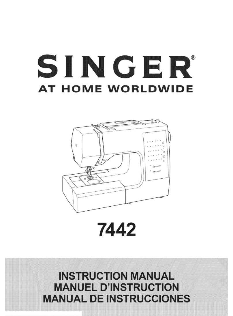Singer 7442 Manuel utilisateur Singer 7442 Manuel utilisateur