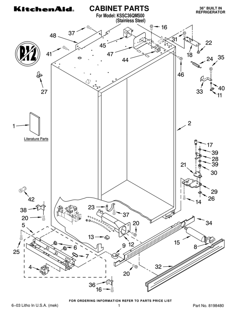 KitchenAid KSSC36QMS00 Manuel utilisateur