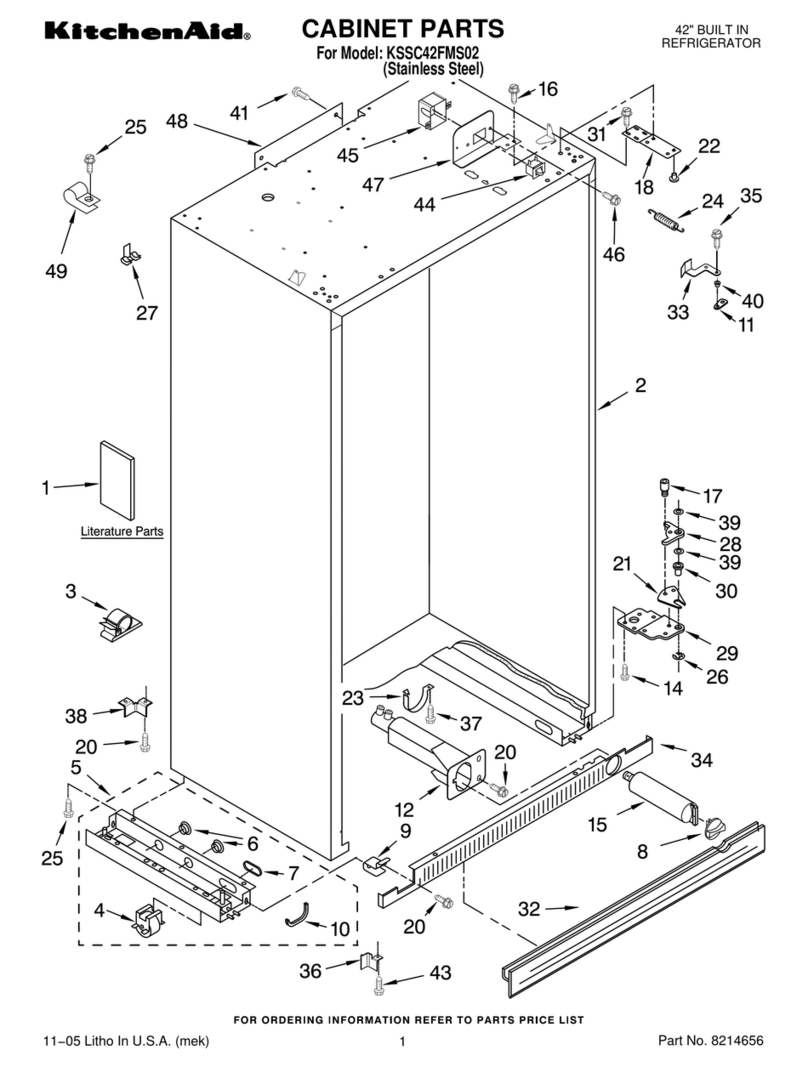 KitchenAid KSSC42FMS02 Manuel utilisateur