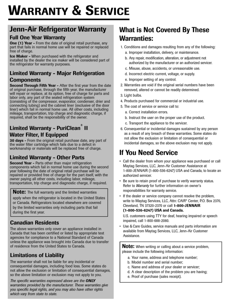 Jenn-Air JBL2088HES Manuel utilisateur Jenn-Air JBL2088HES Manuel utilisateur