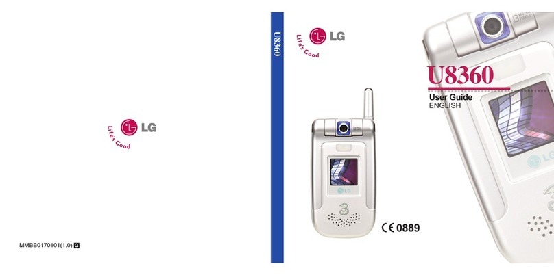 LG U8360 Manuel utilisateur LG U8360 Manuel utilisateur