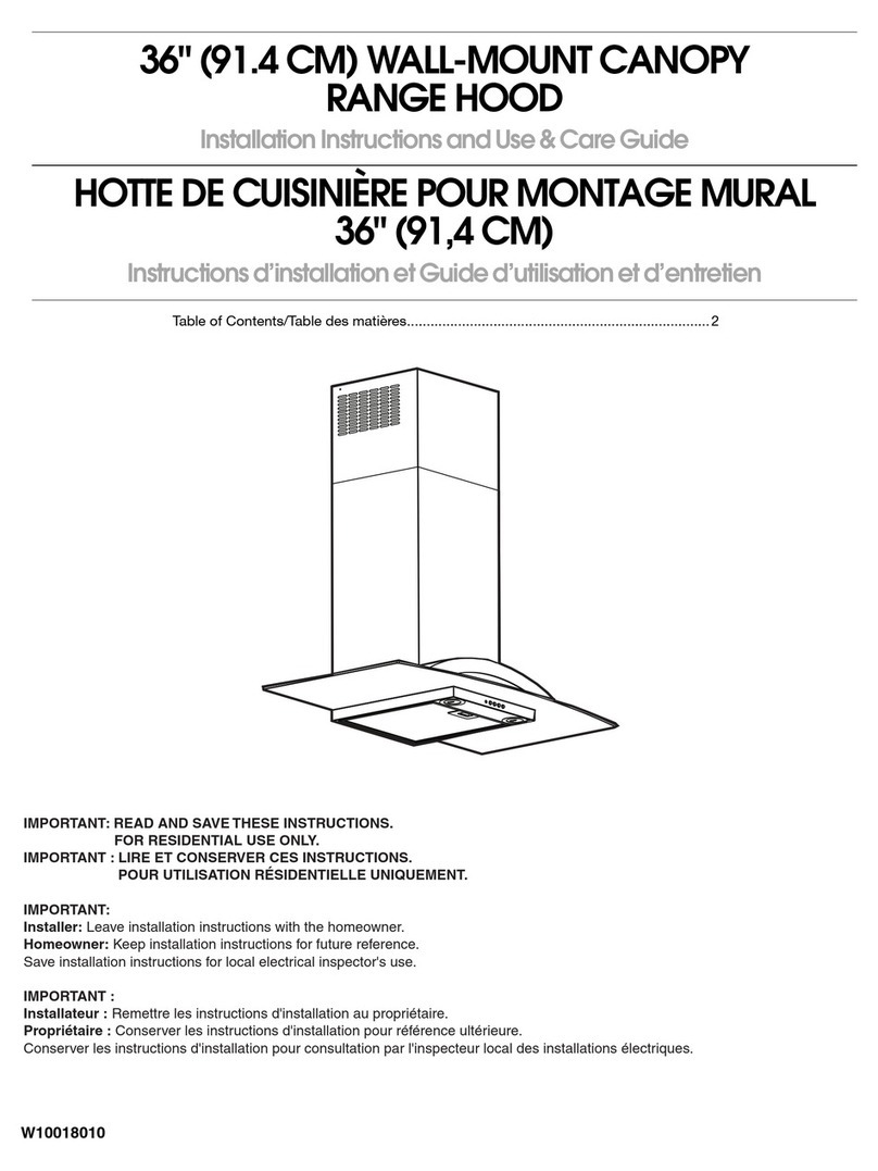 Whirlpool W10018010 Fiche d'information produit