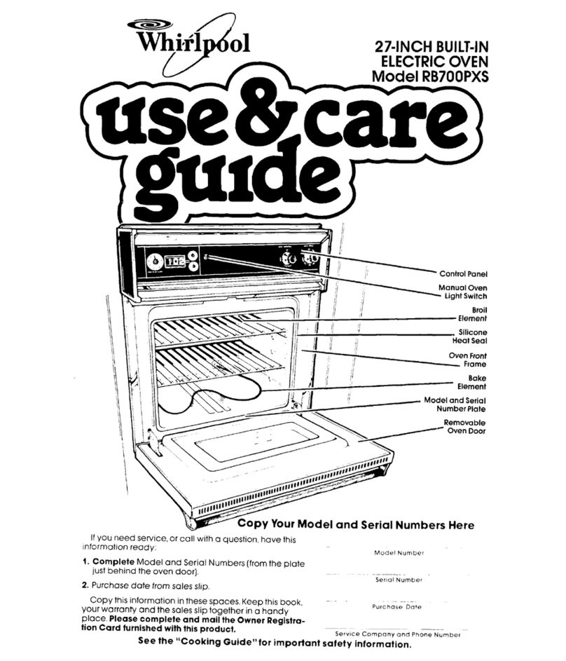 Whirlpool R8700PXS Manuel utilisateur