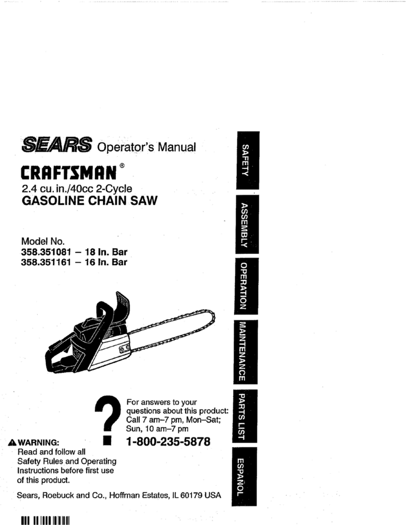 Craftsman 358.351161 Manuel utilisateur