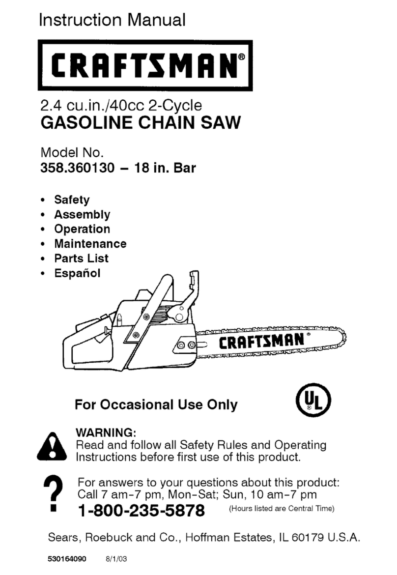Craftsman 358.360130 Manuel utilisateur