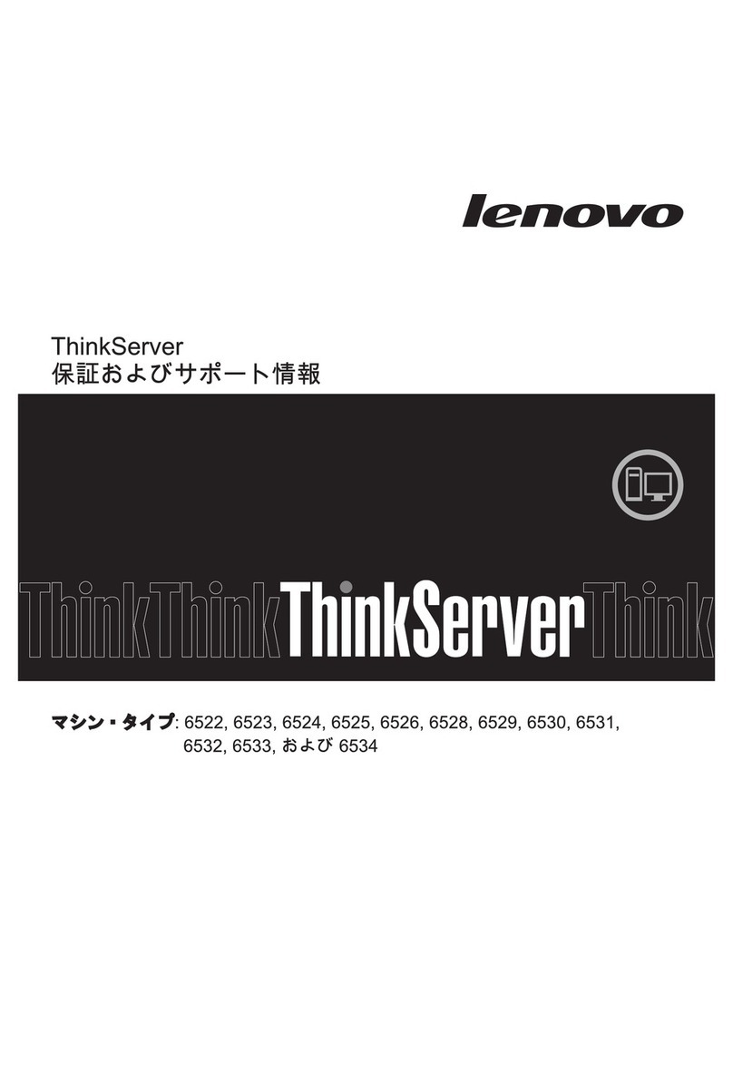 Lenovo THINKSERVER RS210 Mode d’emploi