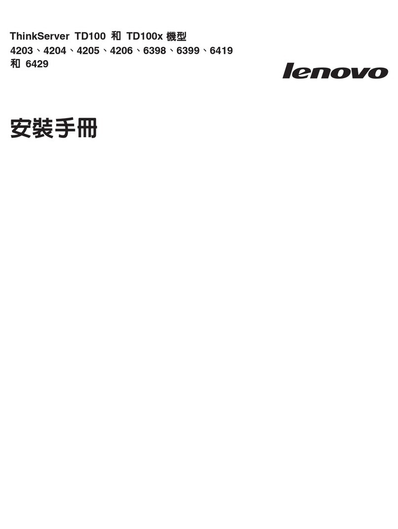 Lenovo ThinkServer TD100 Manuel utilisateur