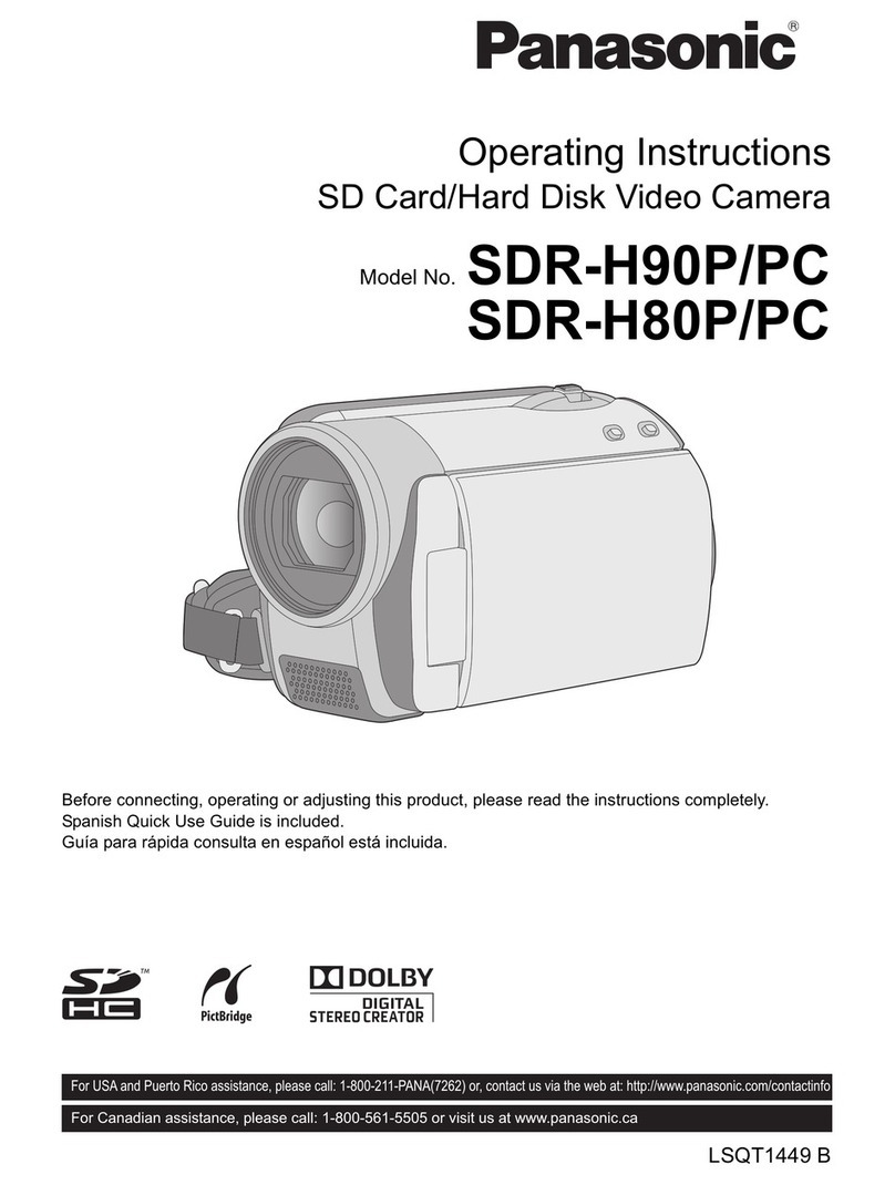 Panasonic SDR-H80A Manuel utilisateur Panasonic SDR-H80A Manuel utilisateur