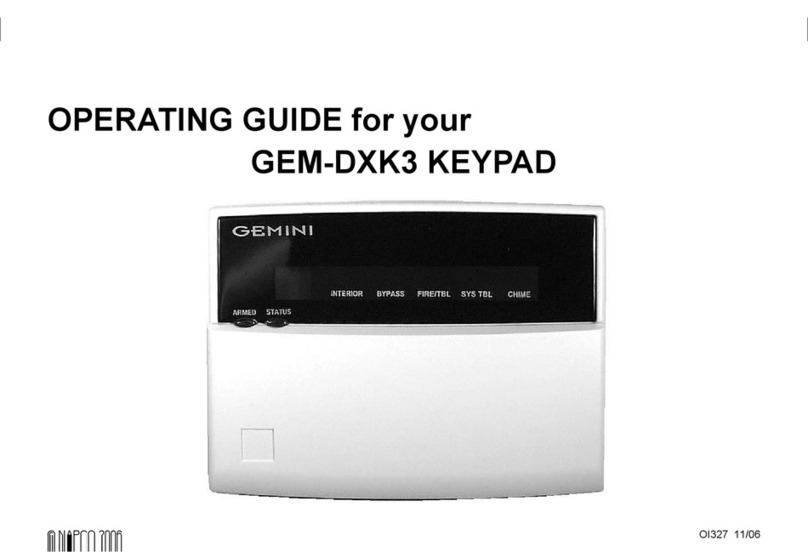 Gemini GEM-DXK3 Manuel utilisateur