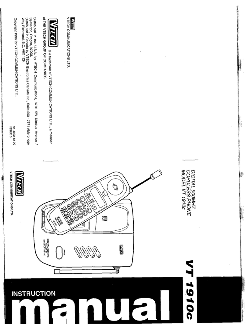 V-tech VT-1910c Manuel utilisateur