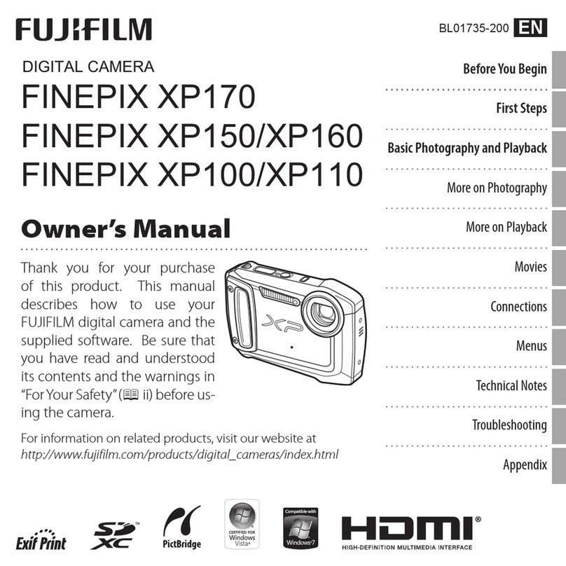 FujiFilm FINEPIX XP170 Manuel utilisateur