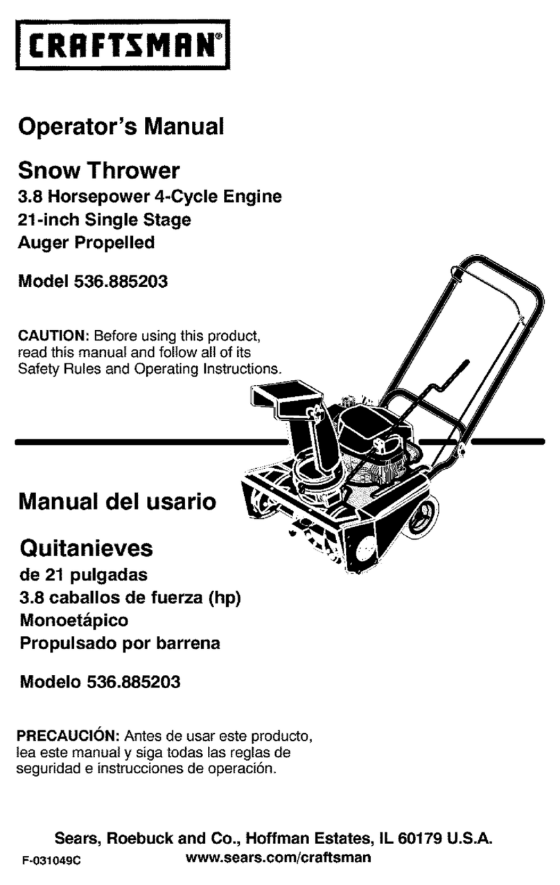 Craftsman 536.885203 Manuel utilisateur