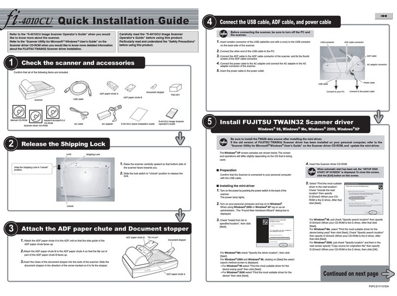 Fujitsu FI-4010CU Manuel utilisateur