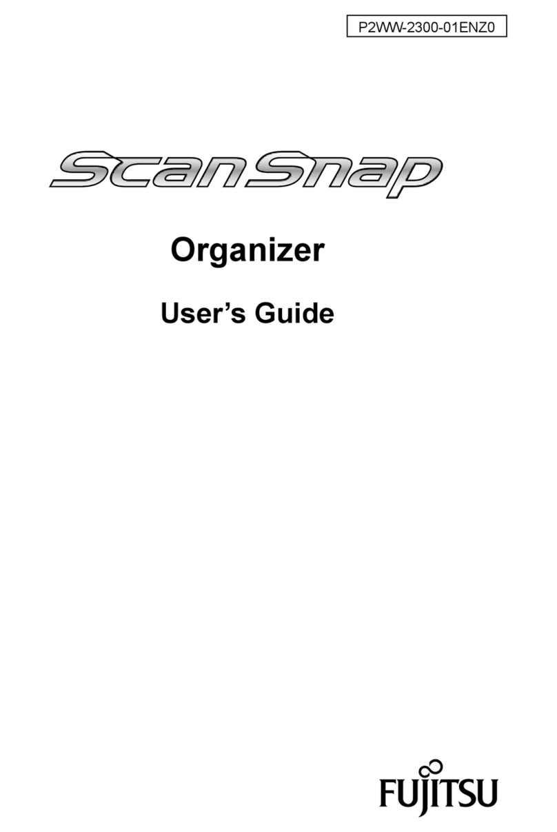 Fujitsu ScanSnap Organizer Manuel utilisateur