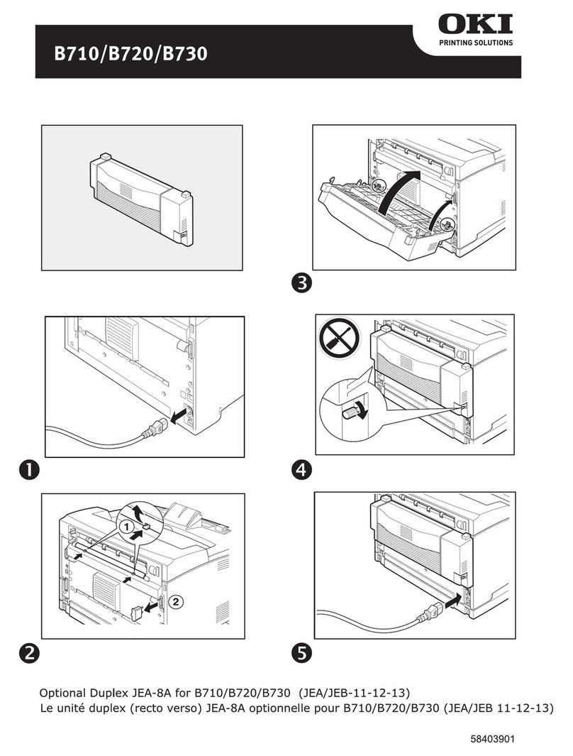 Oki B710n Manuel utilisateur