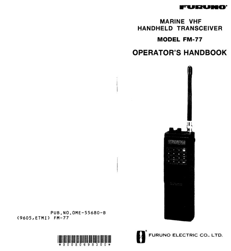 Furuno FM-77 Manuel de service