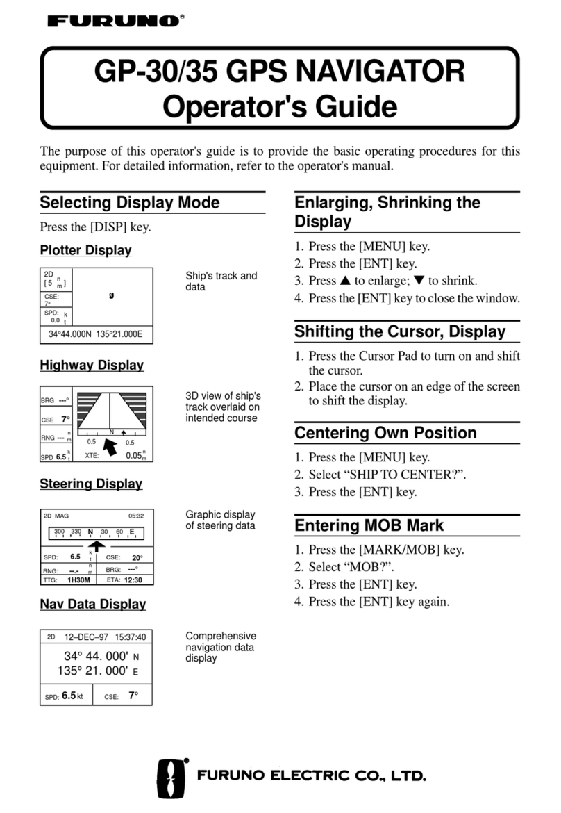 Furuno GP-30 Operators Manuel