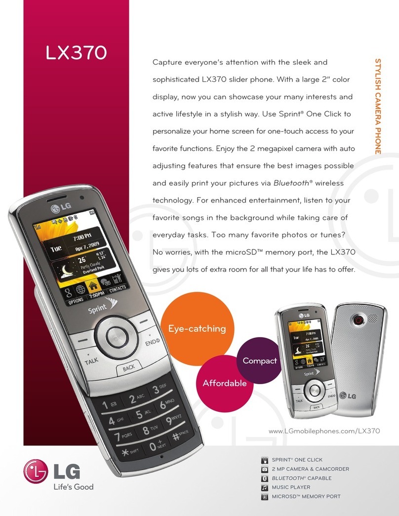 LG LX370 Manuel utilisateur