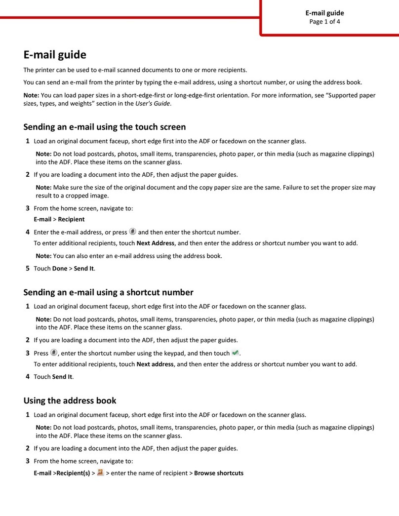 Lexmark Multifunction Laser Mode d’emploi