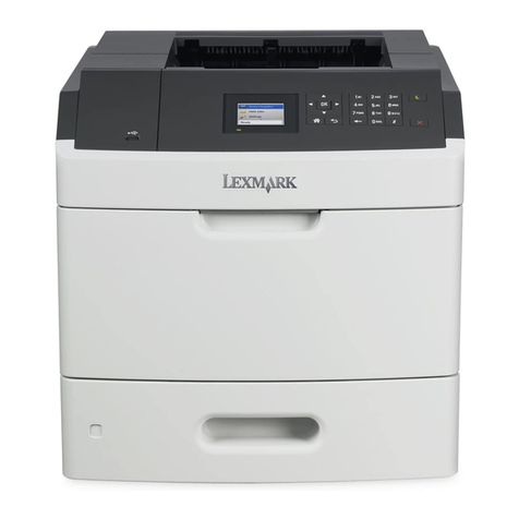 Lexmark MS810 Series Manuel utilisateur Lexmark MS810 Series Manuel utilisateur